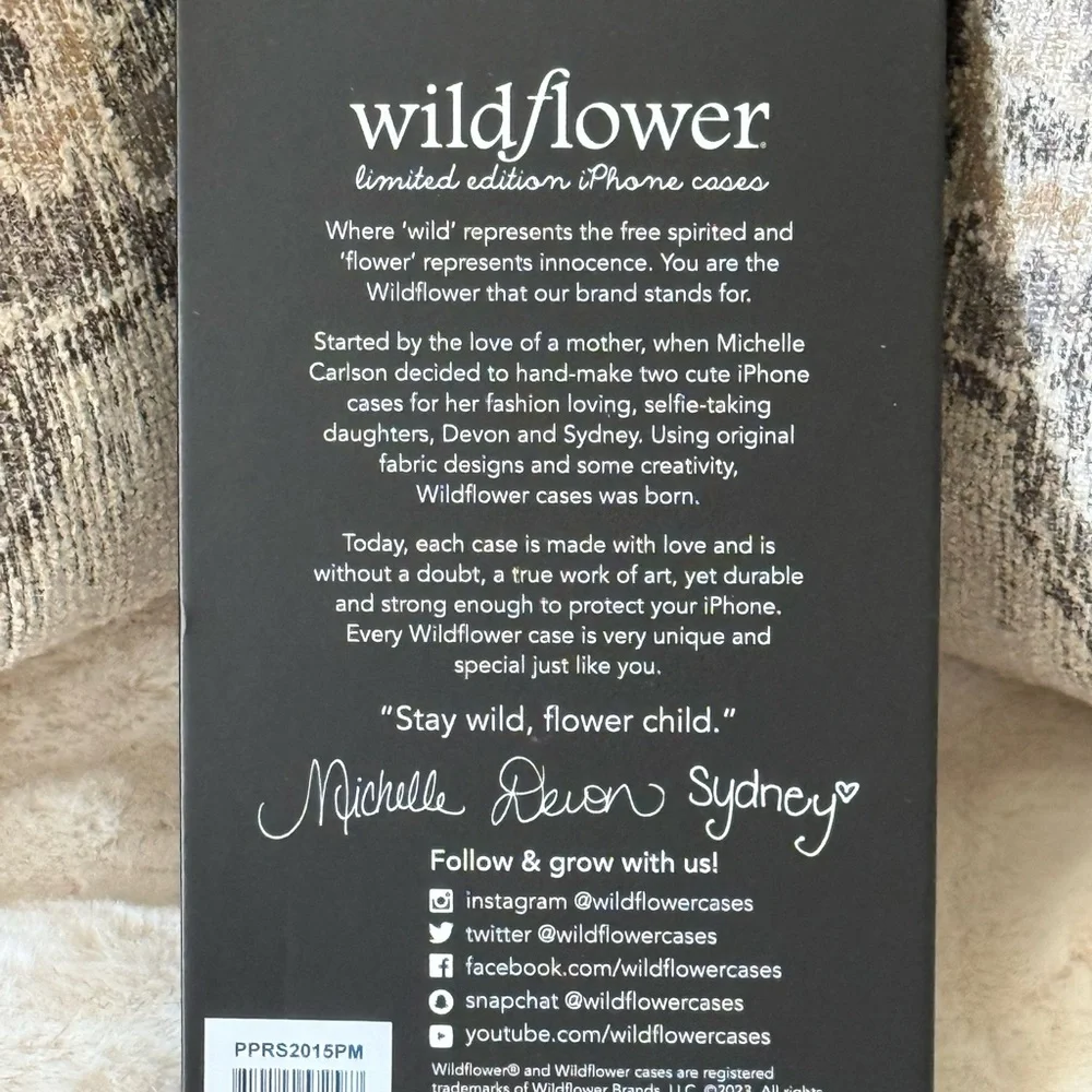 🌷Wildflower Pink Posie Rosie Floral iPhone 15 Pro Max Phone Case - Picture 11 of 11